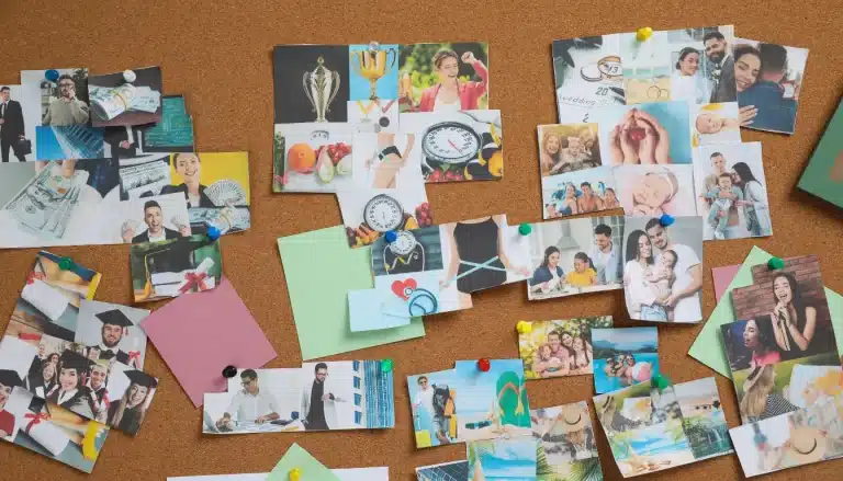 career goals vision board